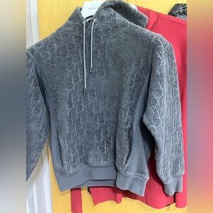 Dior Charcoal Textured Knit